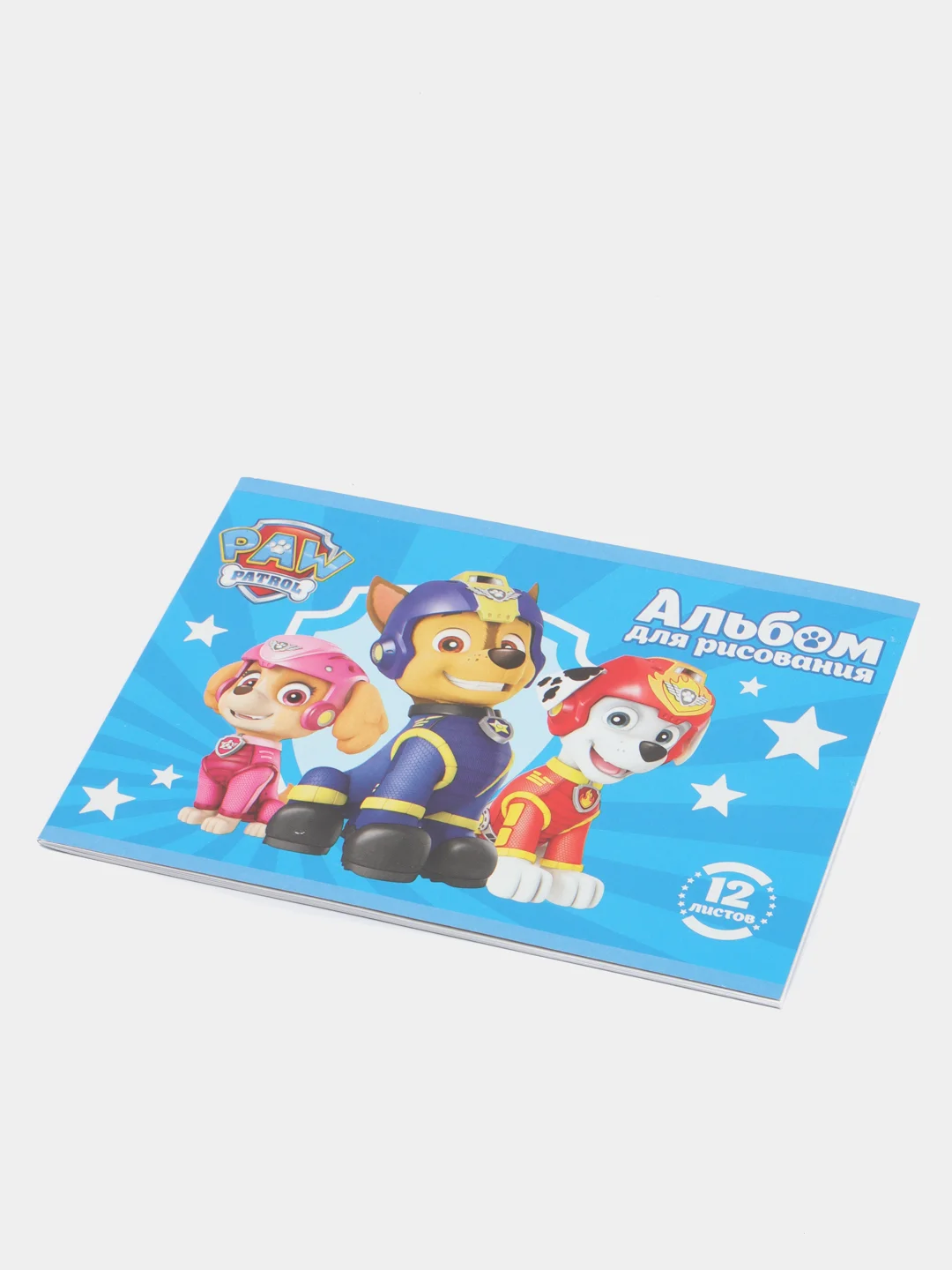 Альбом для рисования А5, 12 листов на скрепке Paw Patrol (vvv)