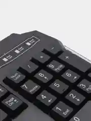 Клавиатура игровая Smartbuy RUSH 308G-K проводная с подсветкой