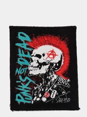 Нашивка с принтом "Punks not dead"