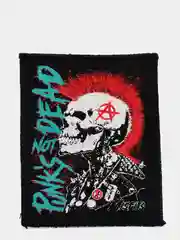 Нашивка с принтом "Punks not dead"