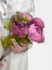 Аметистовый искусственные цветы "Пионы", букет