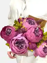 Аметистовый искусственные цветы "Пионы", букет