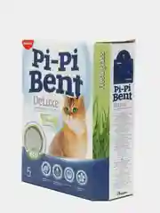 Наполнитель комкующийся Pi-Pi Bent DeLuxe "Свежая трава" для кошачьего туалета, 5 кг