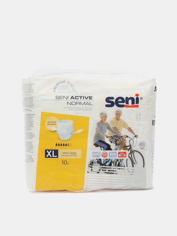 Впитывающие трусы для взрослых Seni Active Normal "Extra Large", 10 штук