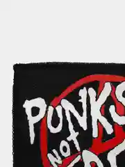 Нашивка печать "Punks not dead"