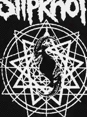 Нашивка с принтом "Slipknot"