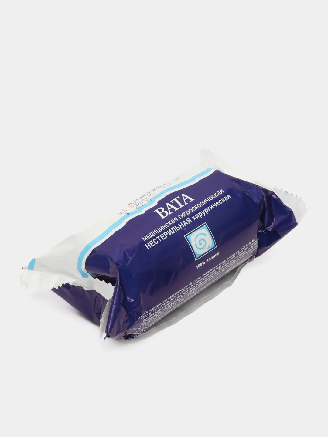 Вата Matopat, хлопок, 50гр, нестерильная, рулон