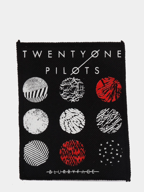 Нашивка с принтом "Twenty One Pilots"