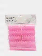 Розовый бигуди для волос BERIOTTI, 10 шт, 6,8 х 2,5 см