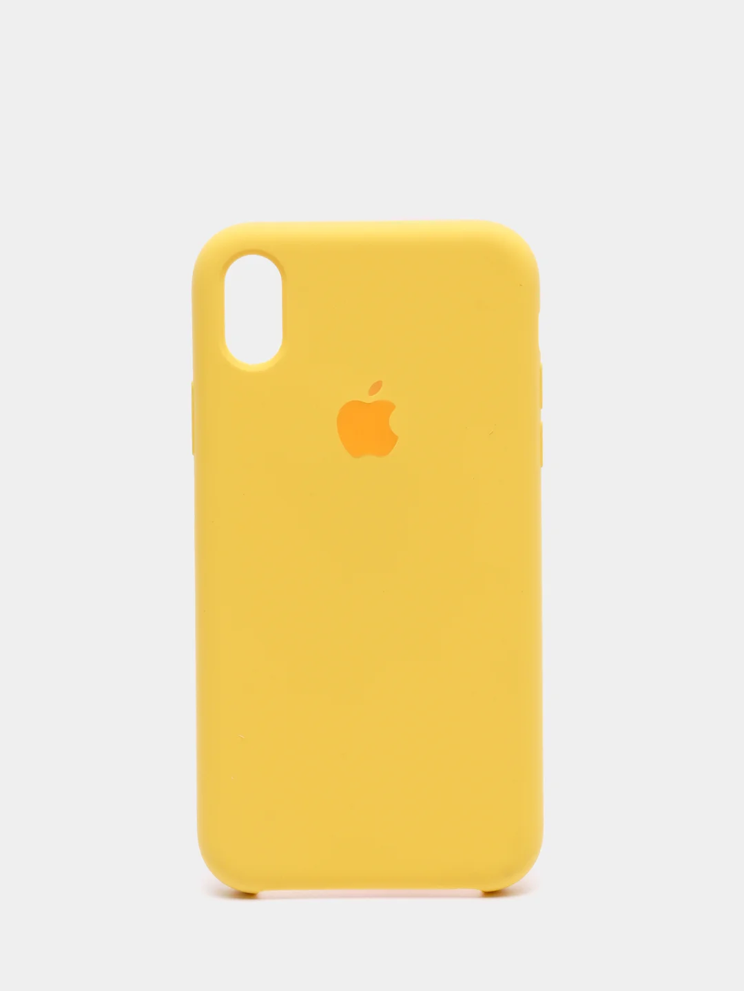 Желтый чехол Apple iPhone XR силиконовый, Silicone Case