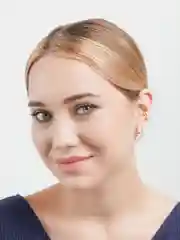 Бежевый меланж каффы под золото