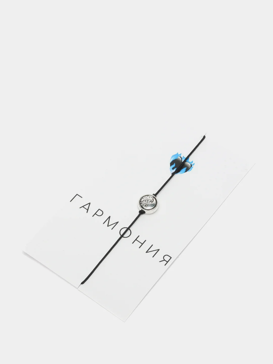 Браслет на нити "Инь и ян"