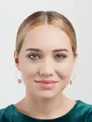 Лавандовый круглые серьги-бабочки