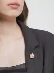 Розовый брошь женская, KITTY
