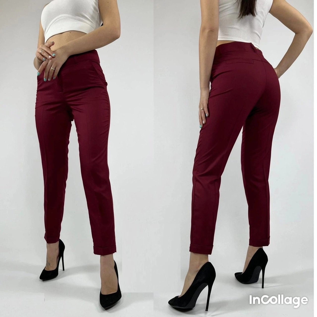 Женские классические брюки стрейч в офис и на каждый день без пуговицженские штаны купить по цене 1299 ₽ в интернет-магазине KazanExpress