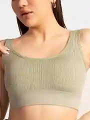 Зеленый топ женский спортивный
