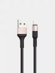 Золотой кабель HOCO X26 для передачи данных и подзарядки 2.4A / 3A для Micro , Type-C , Lightning