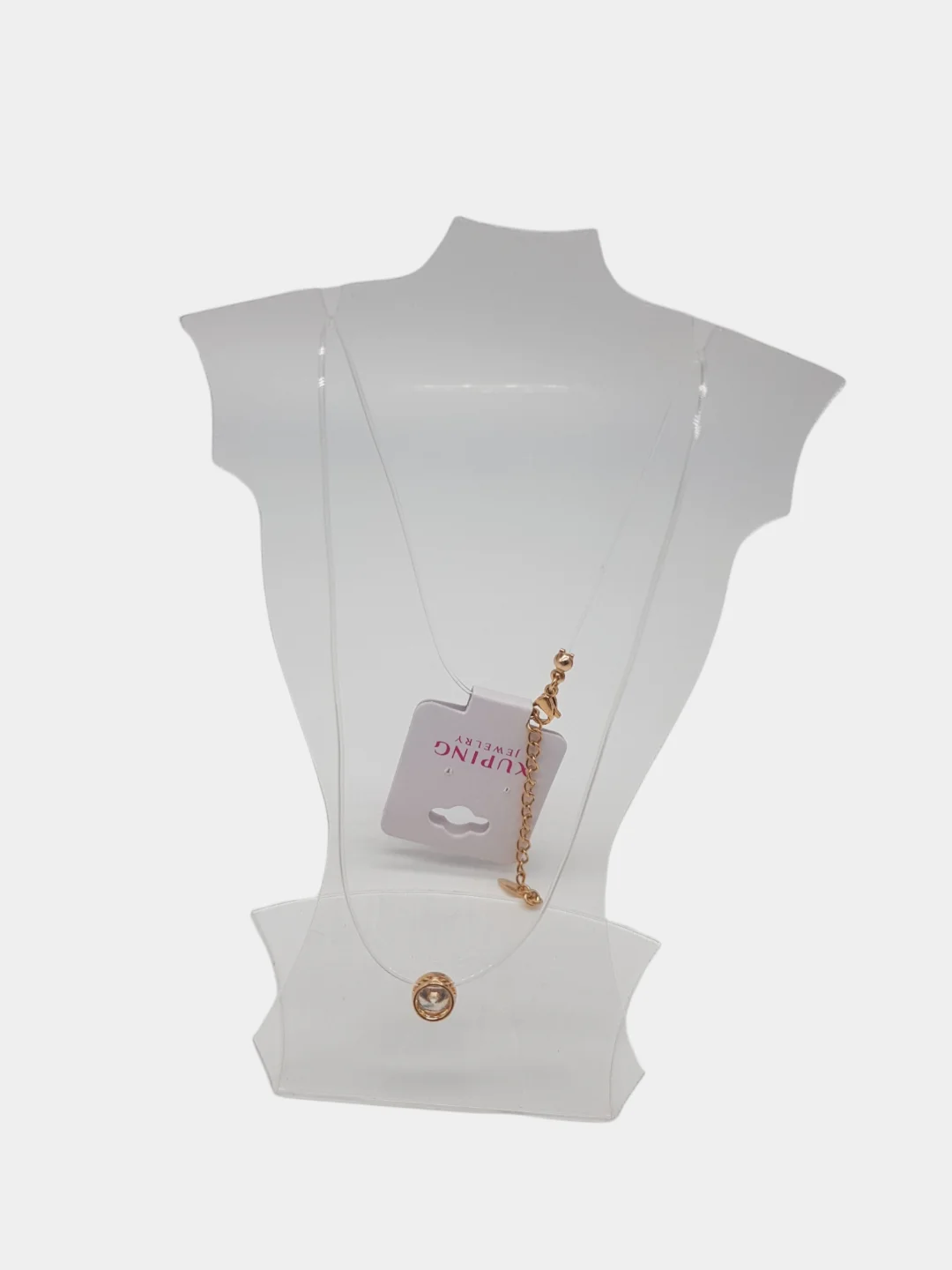 Циркон на силиконовой леске, Xuping Jewelry, микродермал, циркон на шею