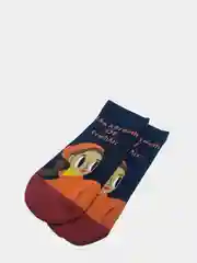 Носки короткие с принтом женские