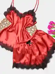 Красный женская пижама