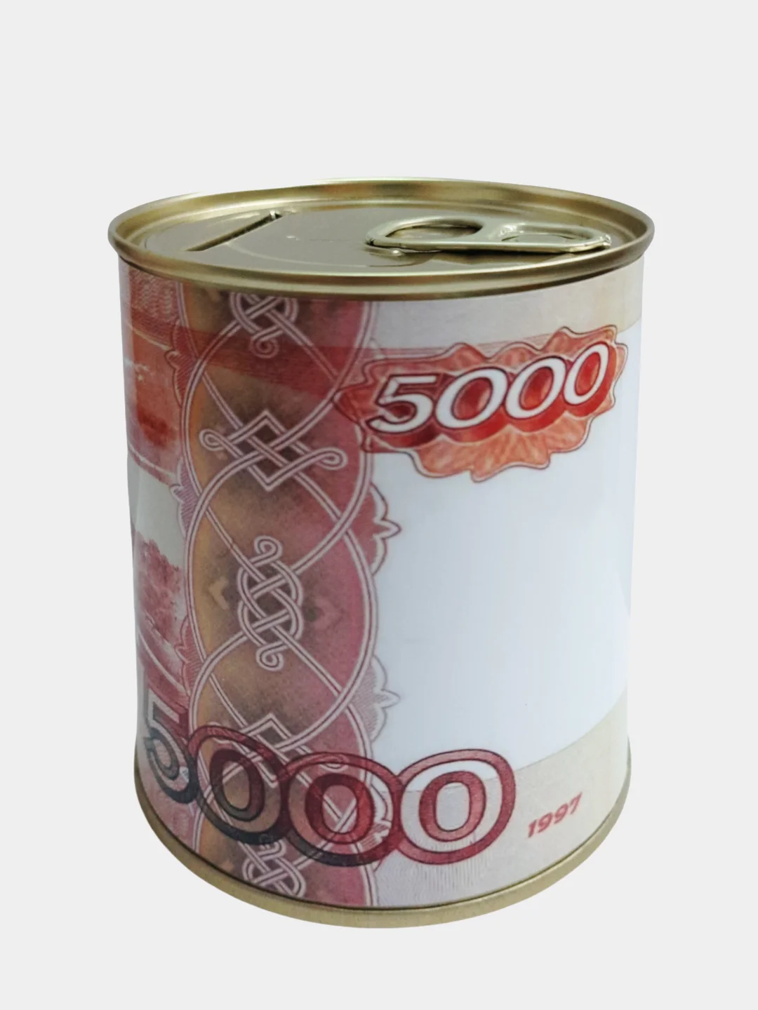 Копилка для денег, монет и купюр "Пять тысяч рублей"