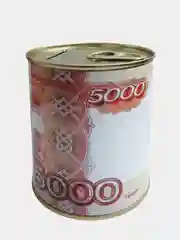 Копилка для денег, монет и купюр "Пять тысяч рублей"