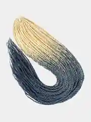Серый сенегальские косы, афрокосы, канекалон, дреды