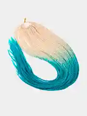 Лазурный сенегальские косы, афрокосы, канекалон, дреды