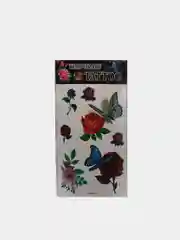 Алый переводные тату/ для тела/временные тату/