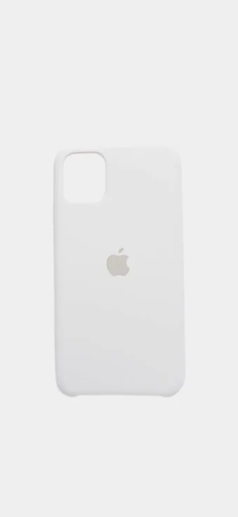 Белый чехол Silicone Case для iPhone 11