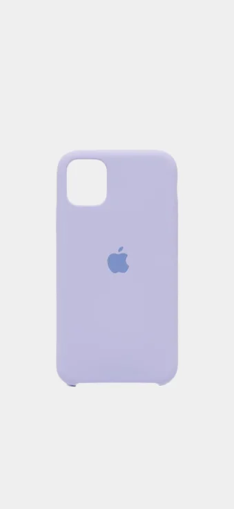 Лавандовый чехол Silicone Case для iPhone 11