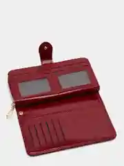 Багровый кошелек женский, клатч