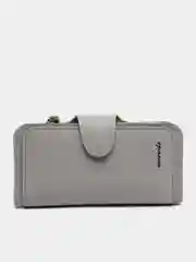 Серый кошелек женский