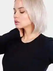 Черный лонгслив женский ADMY