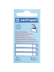 Картриджи чернильные Centropen синие, 10 шт