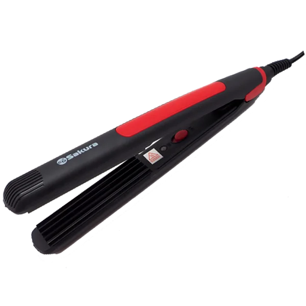 Красный плойка Sakura SA-4515R, гофре, 30Вт