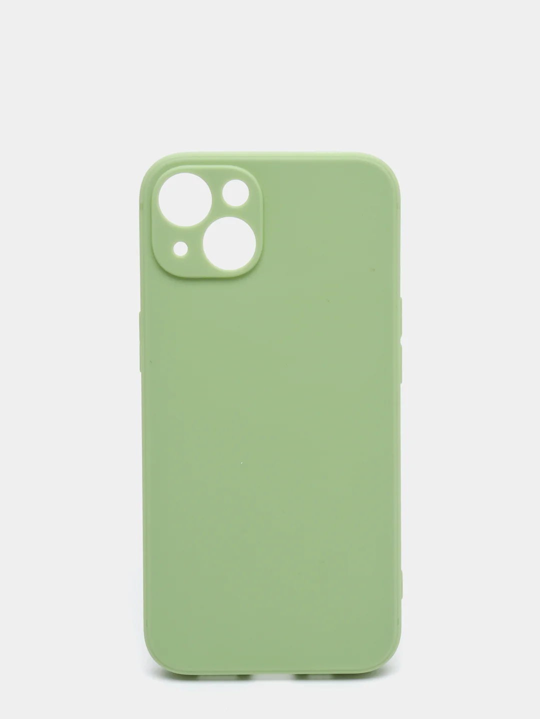 Салатовый матовый силиконовый чехол для iPhone 13, 13 mini, 13 Pro, 13 Pro Max
