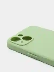 Салатовый матовый силиконовый чехол для iPhone 13, 13 mini, 13 Pro, 13 Pro Max