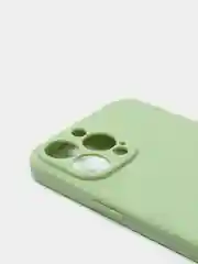 Салатовый матовый силиконовый чехол для iPhone 13, 13 mini, 13 Pro, 13 Pro Max