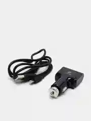 Черный зарядка / Зарядное устройство в машину Type-C / Lightning / microUSB КАБЕЛЬ В КОМПЛЕКТЕ
