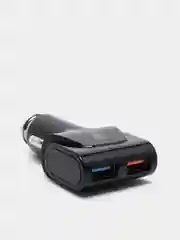 Черный зарядка / Зарядное устройство в машину Type-C / Lightning / microUSB КАБЕЛЬ В КОМПЛЕКТЕ