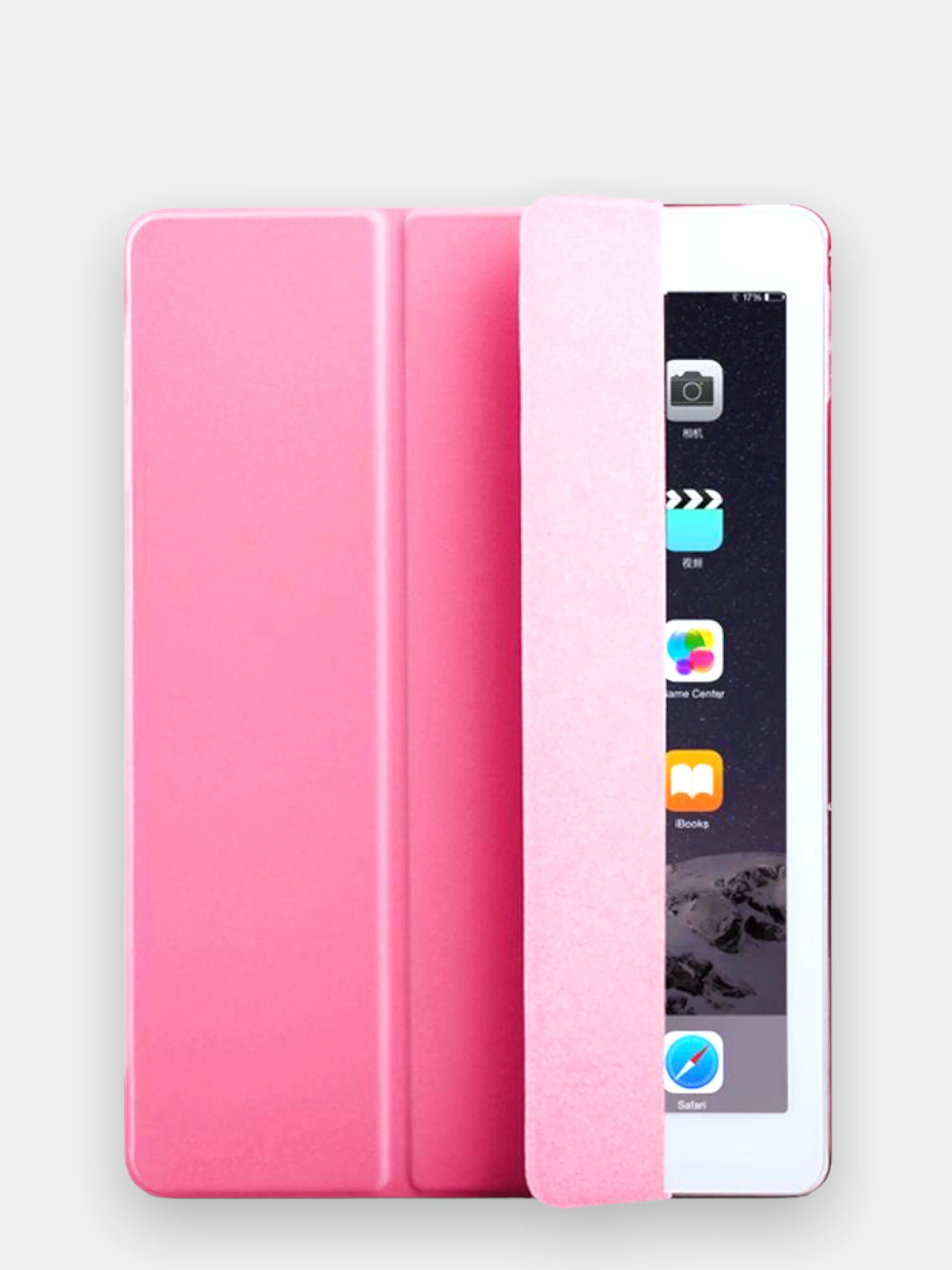 Розовый чехол книжка iPad 2 / 3 / 4