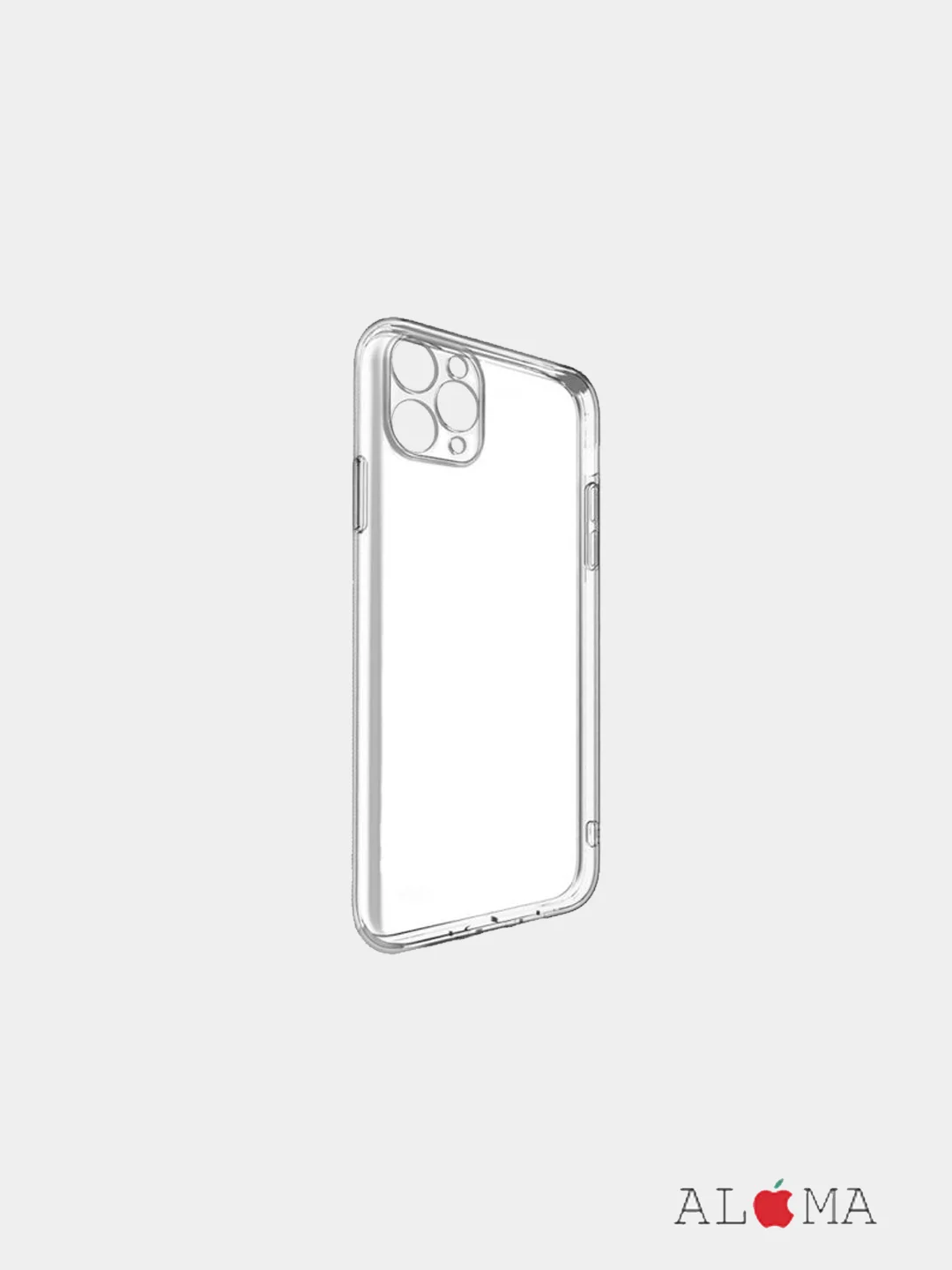 Чехол прозрачный плотный силиконовый с защитой камеры для iPhone 11/12/13/Pro/Pro Max/mini
