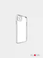 Чехол прозрачный плотный силиконовый с защитой камеры для iPhone 11/12/13/Pro/Pro Max/mini