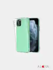 Чехол прозрачный плотный силиконовый с защитой камеры для iPhone 11/12/13/Pro/Pro Max/mini