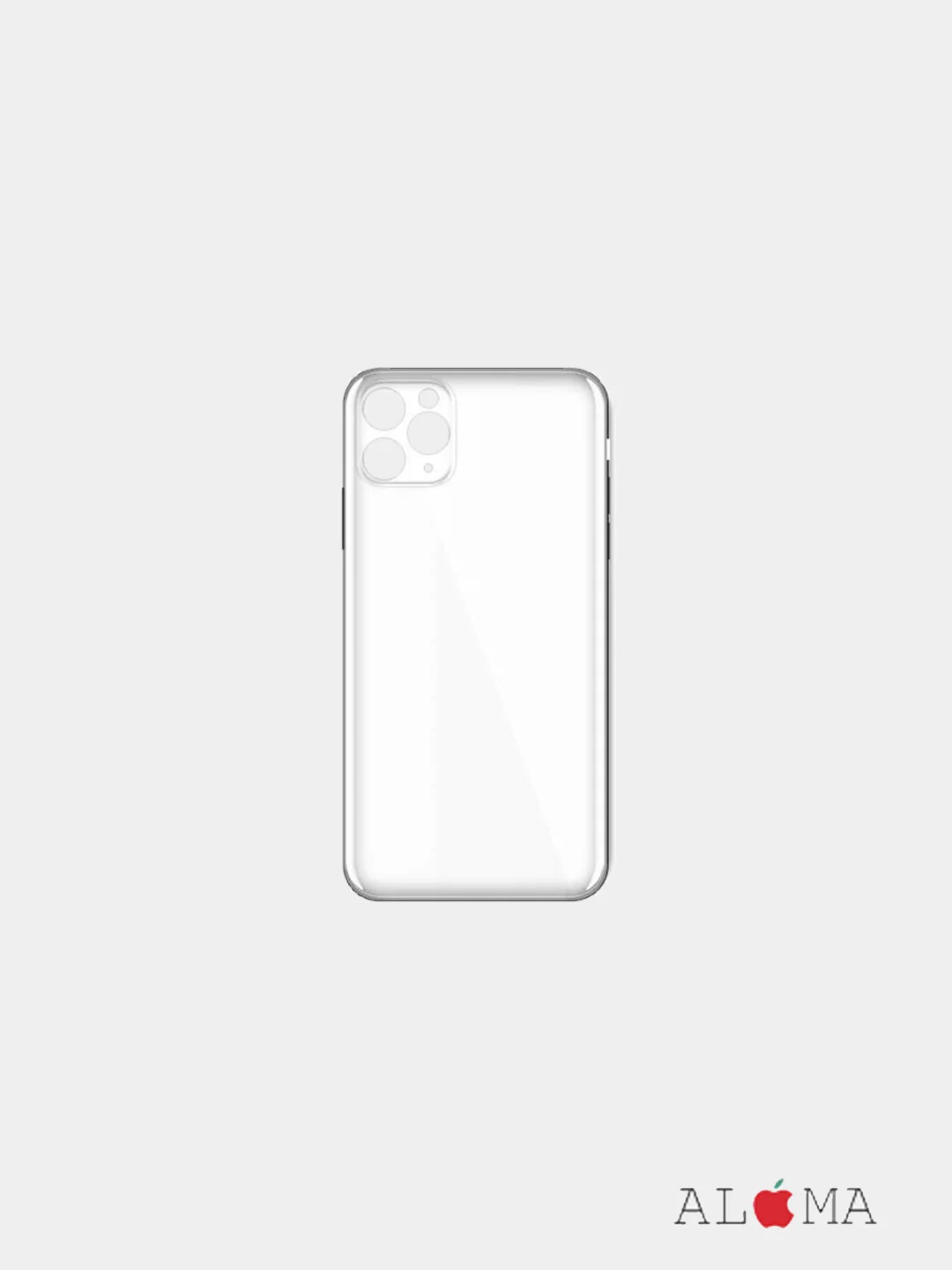 Чехол прозрачный плотный силиконовый с защитой камеры для iPhone 11/12/13/Pro/Pro Max/mini