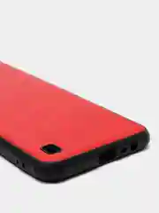 Зеленый чехол Realme C21Y под кожу, с защитой камеры