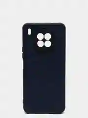 Синий чехол Honor 50 lite под кожу, с защитой камеры