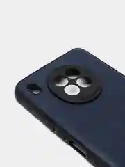 Синий чехол Honor 50 lite под кожу, с защитой камеры