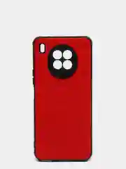 Красный чехол Honor 50 lite под кожу, с защитой камеры